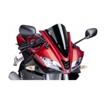 Pare-brise Puig Racing pour Yamaha YZF R125 08-18 noir