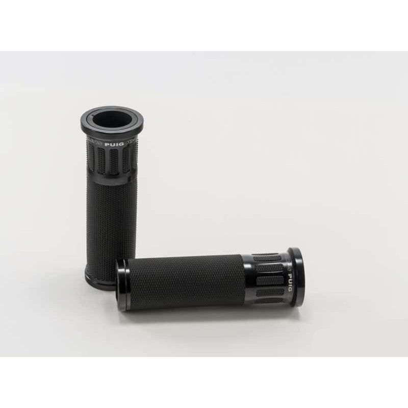 Poignees Puig Hi Tech Racing modele noir longueur 119 mm