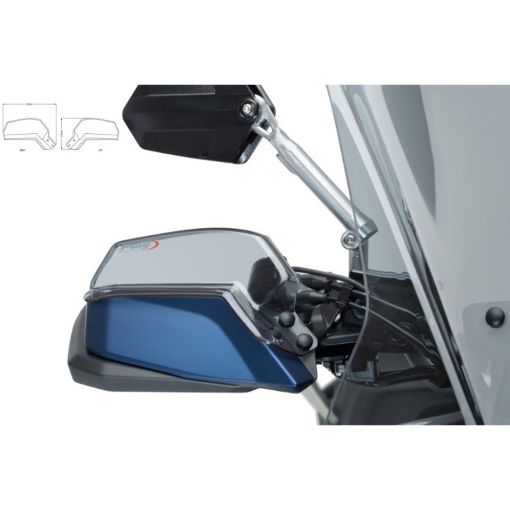 PUIG ESTENSIONE PARAMANI YAMAHA TRACER 900 18-20 TRASPARENTE