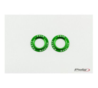 puig set ricambi in alluminio tamponi forcella anteriore phb19 verde