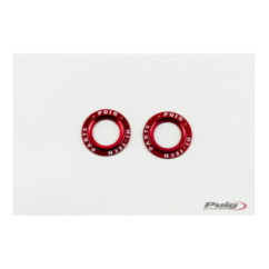 puig set ricambi in alluminio tamponi forcella posteriore phb19 rosso
