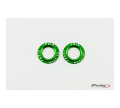 puig set ricambi in alluminio tamponi forcella posteriore phb19 verde