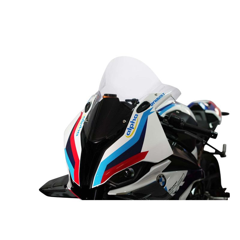 Parabrisas racingbike racing hp para bmw s1000 rr 19-25 transparente