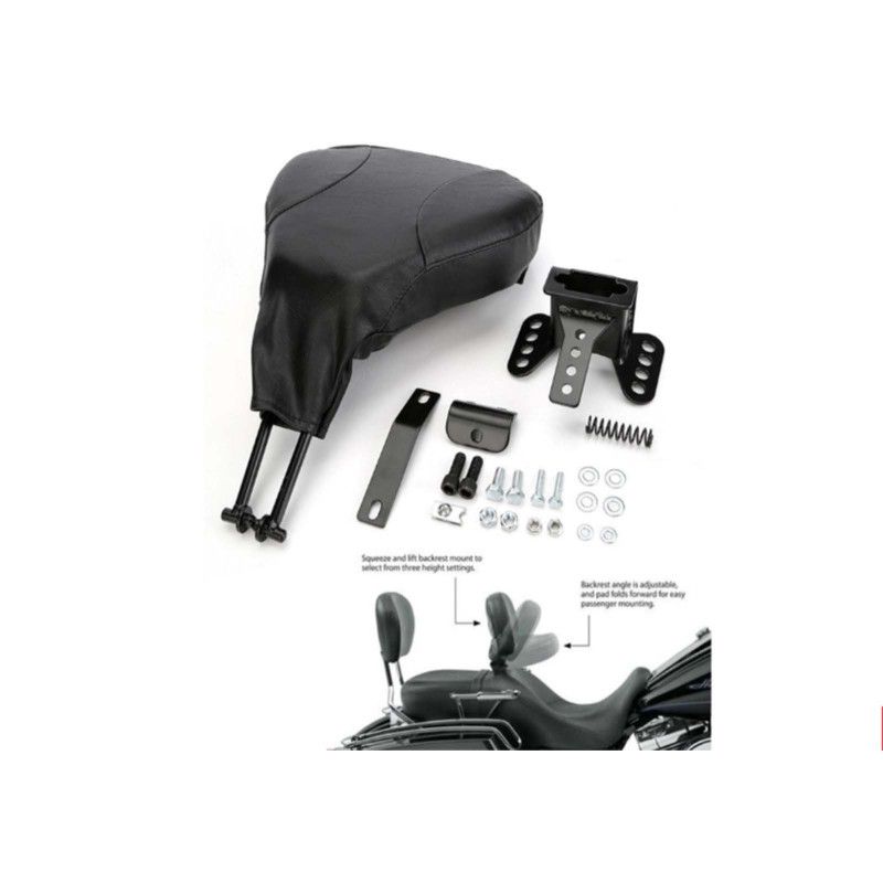 custom acces solo touring backrest for harley d touring road king classic flhrc 07 23 black