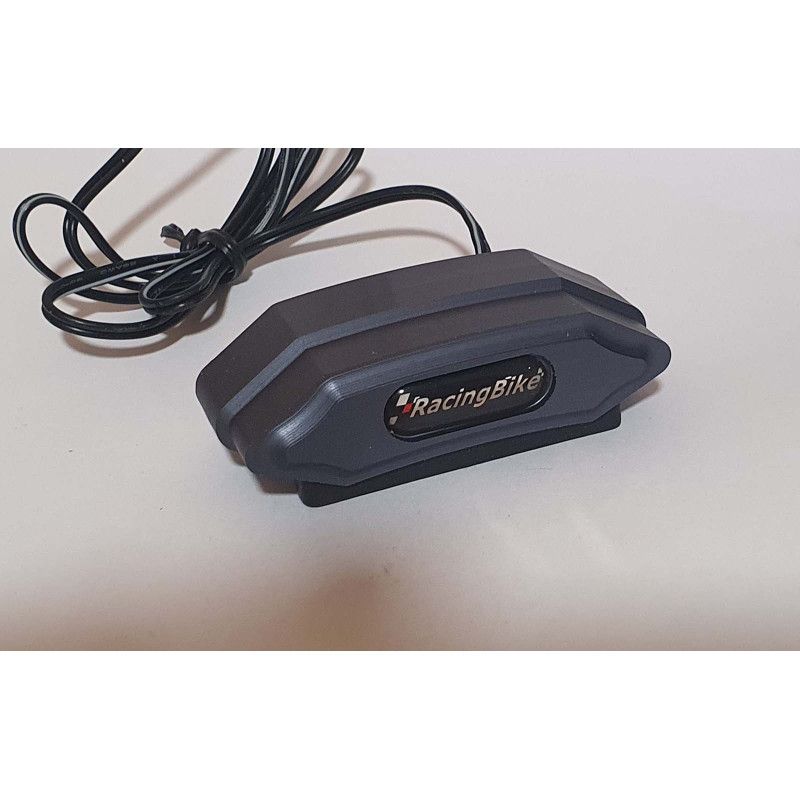 Luz de matricula LED para motocicleta de carreras, modelo R, titanio, oferta.