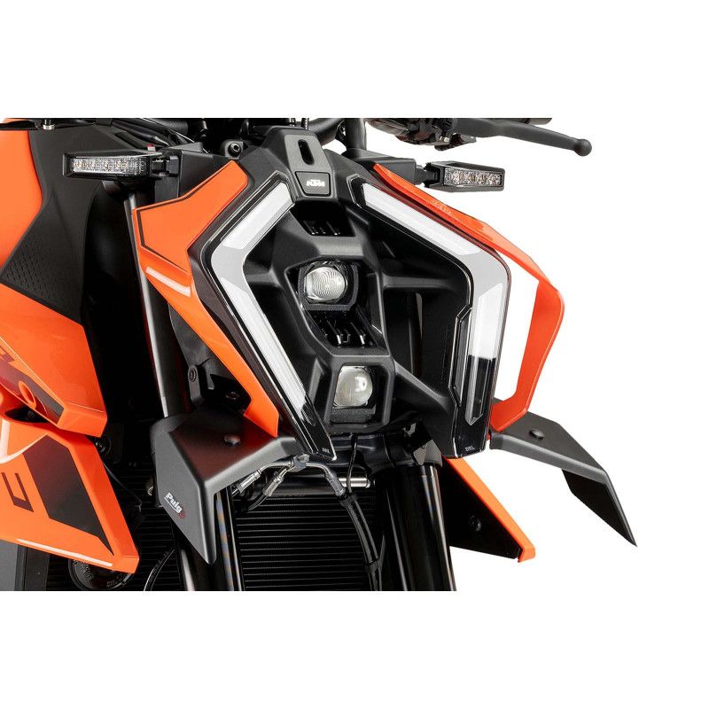 puig front spoiler downforce naked ktm 990 duke 24 25 matt black
