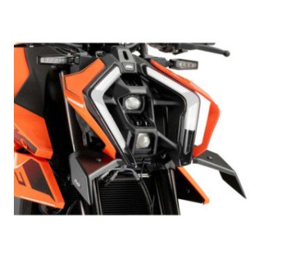 puig front spoiler downforce naked ktm 990 r duke 24 25 matt black