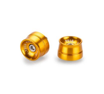 Modificacion de manillar Puig Speed para Yamaha YZF R1 Race 24/25 dorado