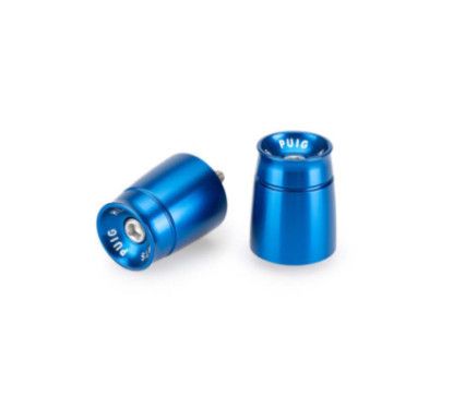 Embouts de guidon Puig Mod Sport pour Yamaha YZF R1 Race 2024/2025 Bleu