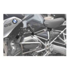 CAPUCHONS DE CADRE PUIG BMW R1200GS 13-16 NOIR