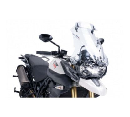 puig windshield touring visor for triumph tiger 800 xc 11 14 clear