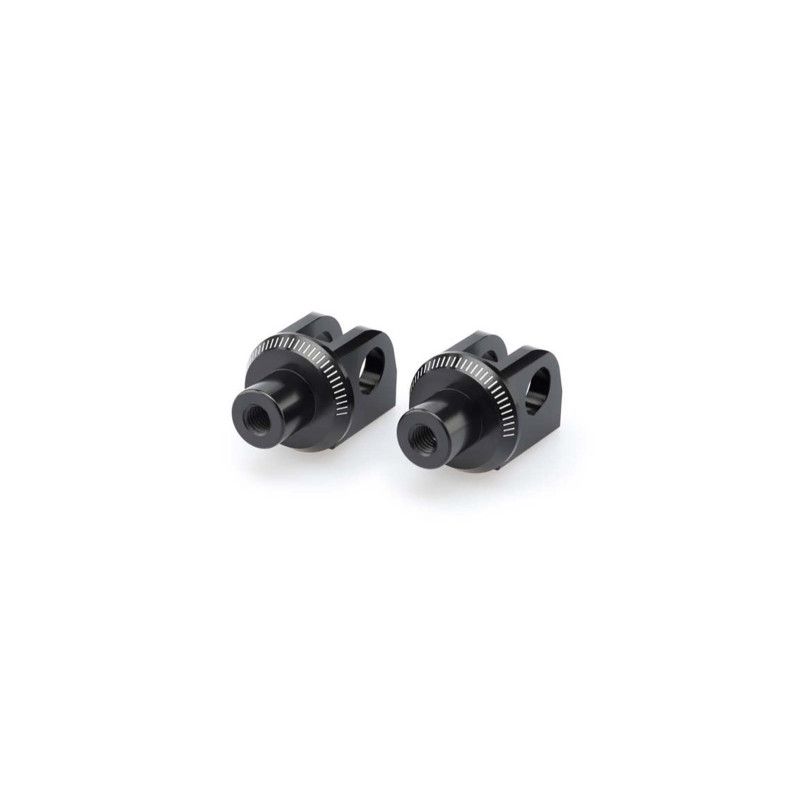 Adaptateurs de repose-pieds fixes Puig pour Kawasaki Ninja 1100 SX 2025, noir