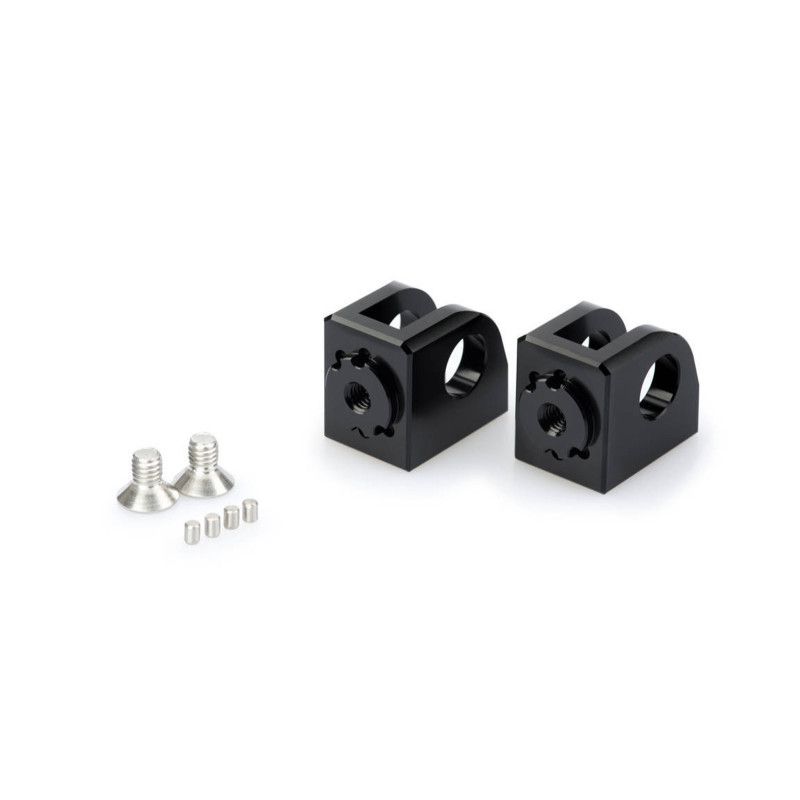 puig adjustable rider pegs adapters for kawasaki ninja 1100 sx 2025 black