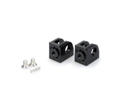puig adjustable rider pegs adapters for kawasaki ninja 1100 sx 2025 black