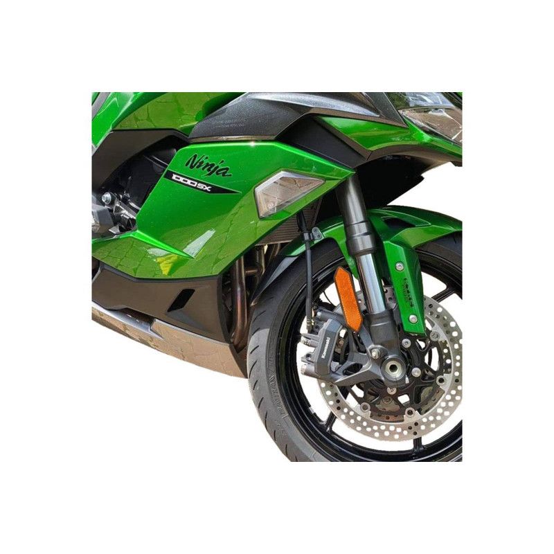 puig front fender extension for kawasaki ninja 1100 sx se 2025 black