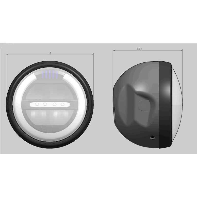 puig fari a led kawasaki eliminator 500 se 24 25