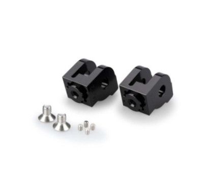 Puig Adapter verstellbare Fahrerrasten Ducati Desert X Rally 24 25 schwarz