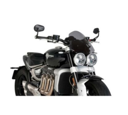puig naked ng touring screen for triumph rocket iii storm r 20 24 dark smoke