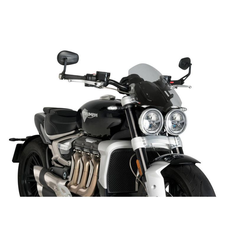 puig naked ng touring screen for triumph rocket iii storm r 20 24 light smoke
