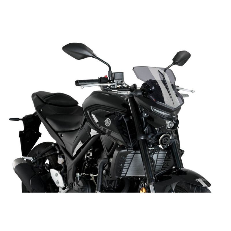 puig naked ng sport screen for yamaha mt 03 20 25 light smoke