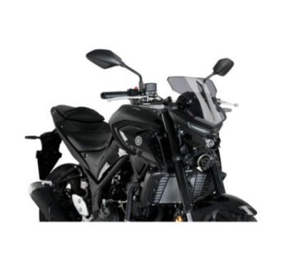 puig naked ng sport screen for yamaha mt 03 20 25 light smoke
