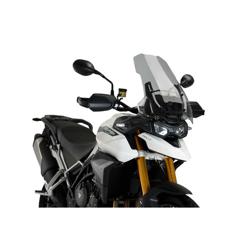 puig cupolino touring per triumph tiger 900 gt 20 23 fume chiaro