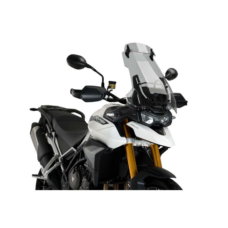 puig windshield touring visor for triumph tiger 900 gt 20 23 light smoke