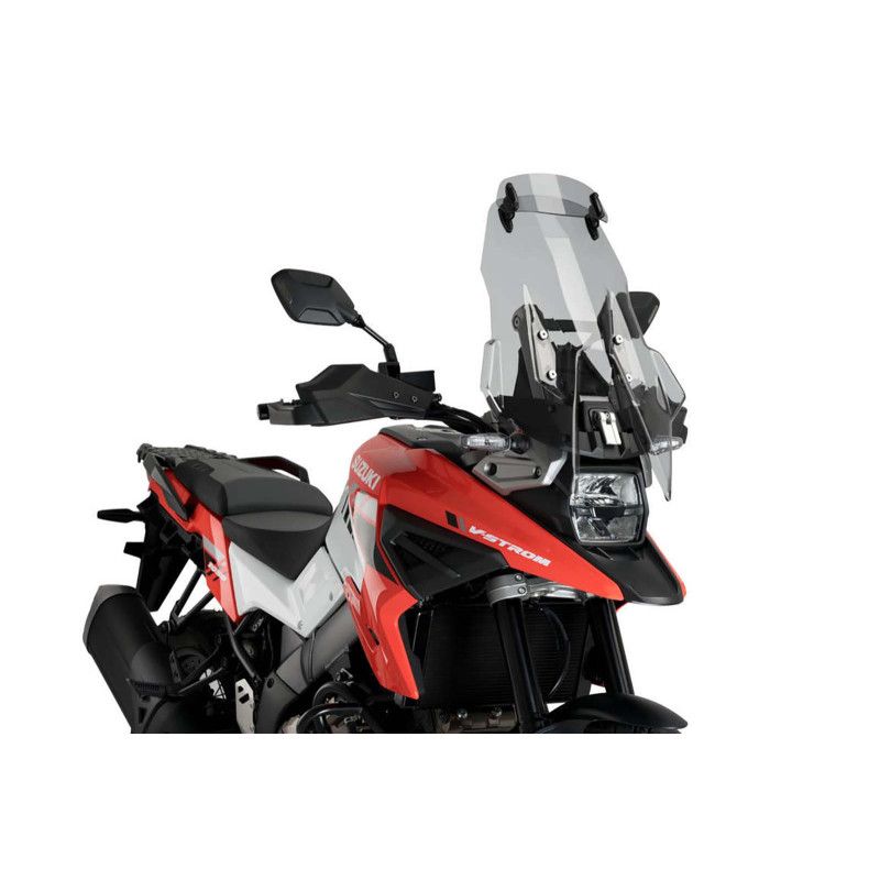puig windshield touring visor for suzuki dl1050 v strom 20 24 light smoke