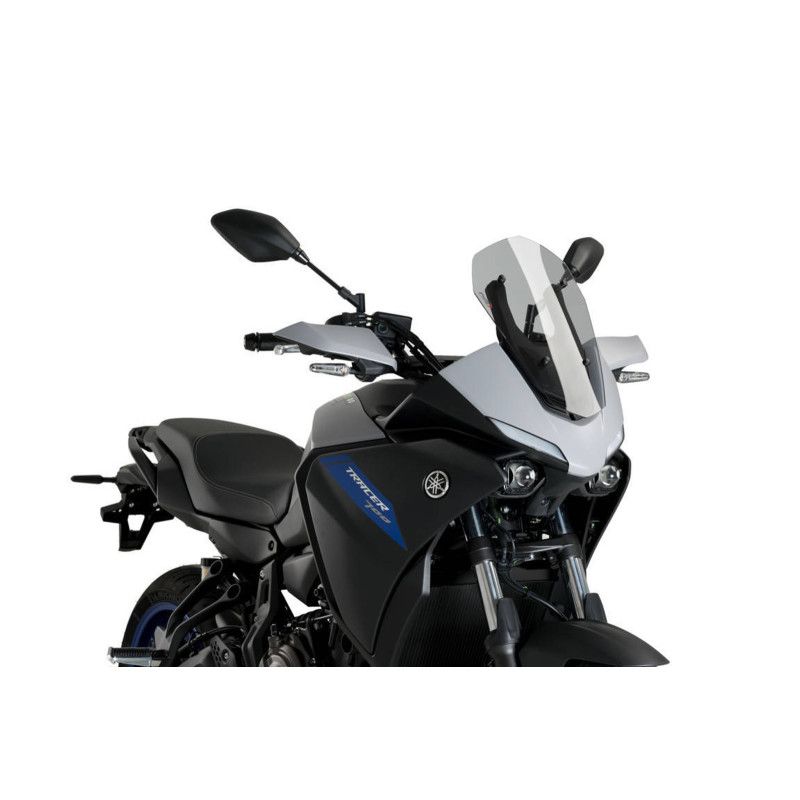 puig sport windshield for yamaha tracer 7 gt 21 25 light smoke
