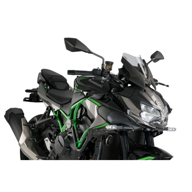 puig naked ng sport screen for kawasaki z h2 se 21 25 light smoke