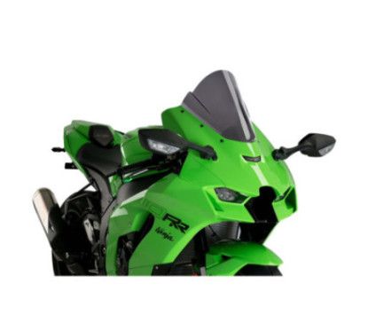puig z racing windshield for kawasaki zx 10rr 21 25 dark smoke