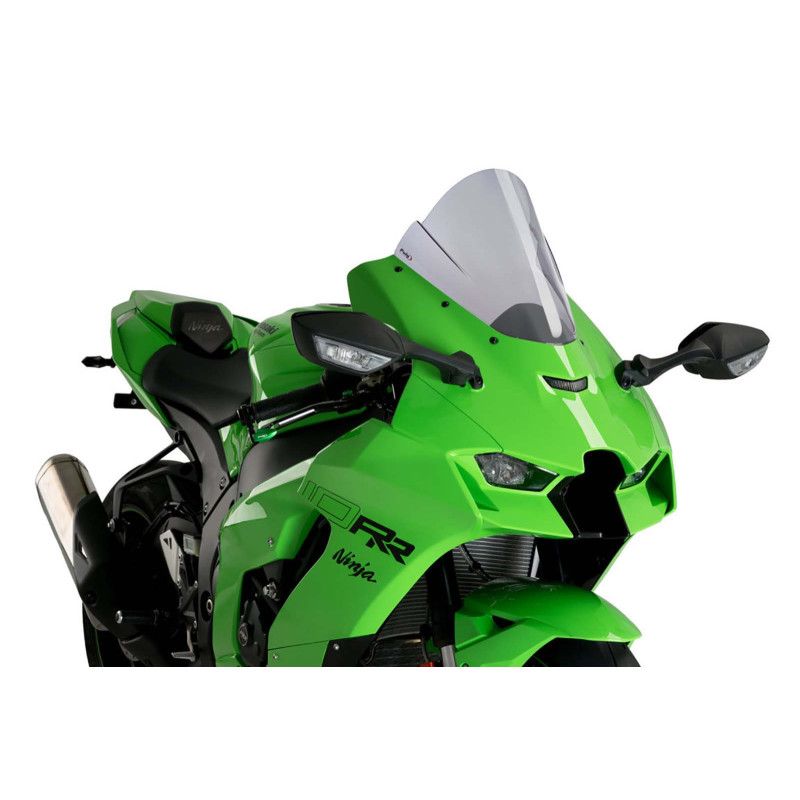 puig z racing windshield for kawasaki zx 10r 21 25 light smoke