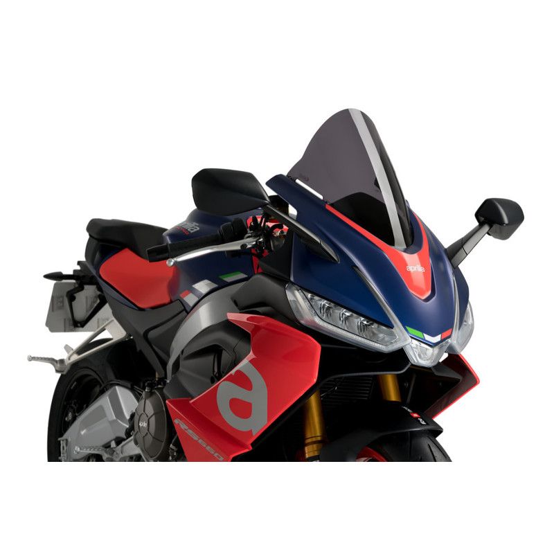 Pare-brise Puig R Racer pour Aprilia RS 660 21-25 fume fonce
