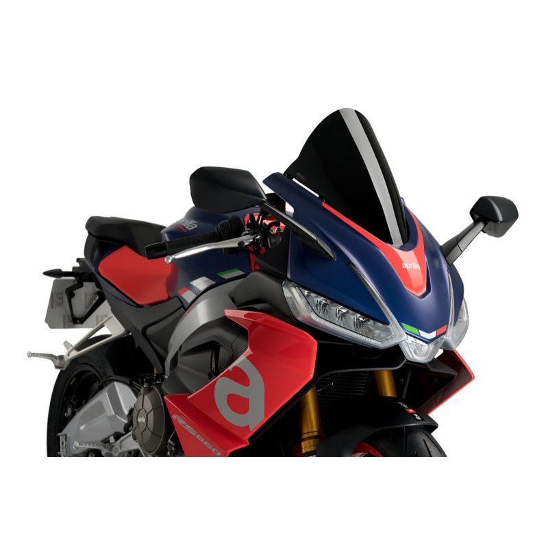Parabrisas Puig R Racer para Aprilia RS 660 21 25 negro
