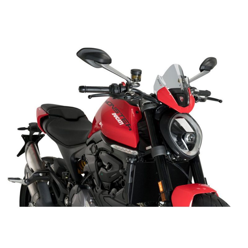 Pare-brise sport Puig pour Ducati Monster 937 Plus 21/25 fume clair