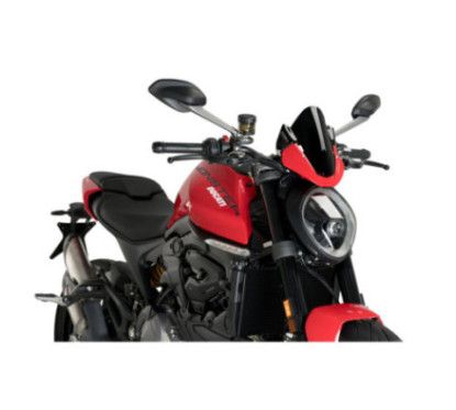 puig sport windshield for ducati monster 937 21 25 black