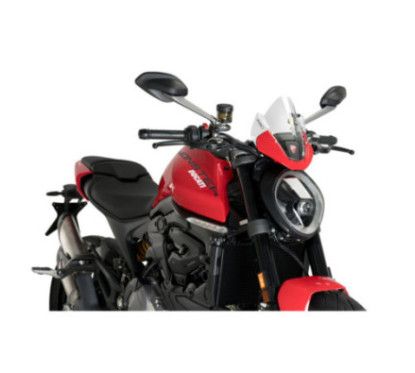 puig sport windshield for ducati monster 937 plus 21 25 transparent