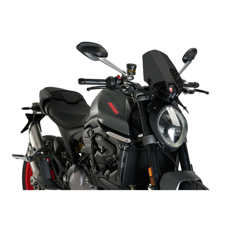 Cupula Puig Naked NG Sport para Ducati Monster 937 21 25 color ahumado oscuro