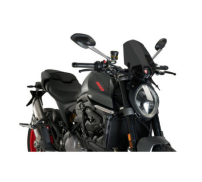 Cupula Puig Naked NG Sport para Ducati Monster 937 21 25 color ahumado oscuro