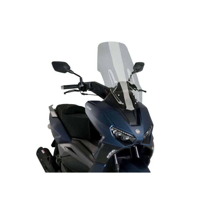 puig windshield v tech line touring for keeway vieste 300 21 25 light smoke