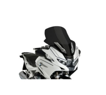 puig touring windshield for bmw r1250 rt 21 25 dark smoke