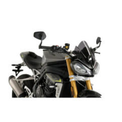 PUIG WINDSCHUTZSCHEIBE NAKED NG SPORT FUR TRIUMPH SPEED TRIPLE RS 21-25 DUNKEL GETONT