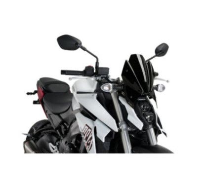 Bulle sport Puig Naked NG pour Suzuki GSX S1000 2021-2025, noire