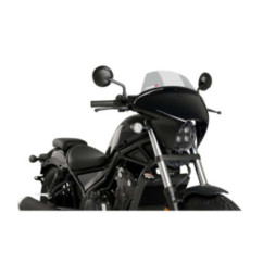 Parabrisas tipo batwing Puig SML Touring para Honda CMX500 Rebel 2020-24, color ahumado claro - 21066H