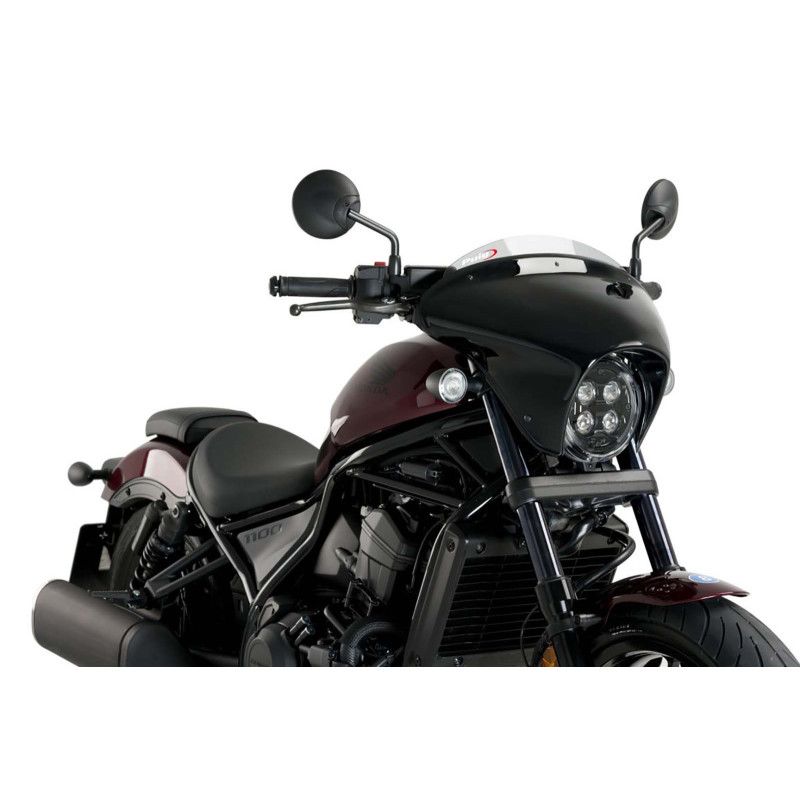 puig batwing sml sport windshield for honda cmx1100 rebel 21 25 light smoke 21067h