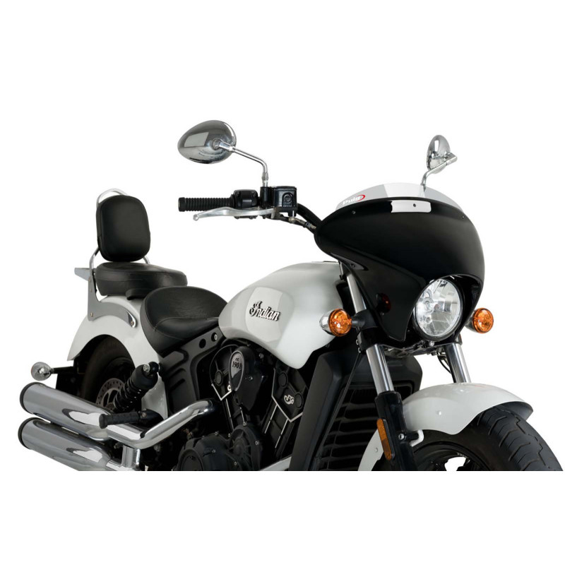Puig Batwing SML Sport-Windschutzscheibe fur Indian Scout 15 25, leicht getont
