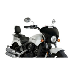 PARE-BRISE PUIG BATWING SML SPORT POUR INDIAN SCOUT CLASSIC 15-20 TRANSPARENT