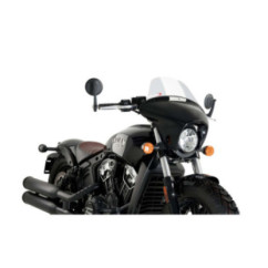 PUIG Batwing Windschutzscheibe SML Touring fUr Indian Scout Bobber 18-26 Klar-21074W