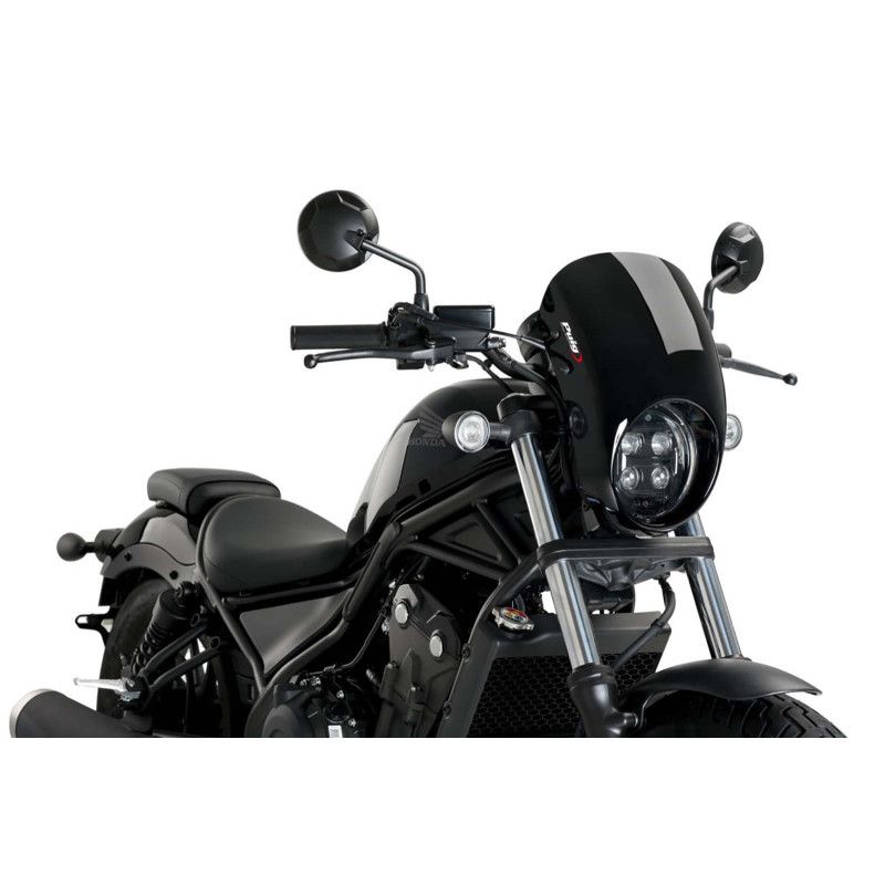 puig cupolino semicarenato anarchy per honda cmx500 se rebel 20 25 nero
