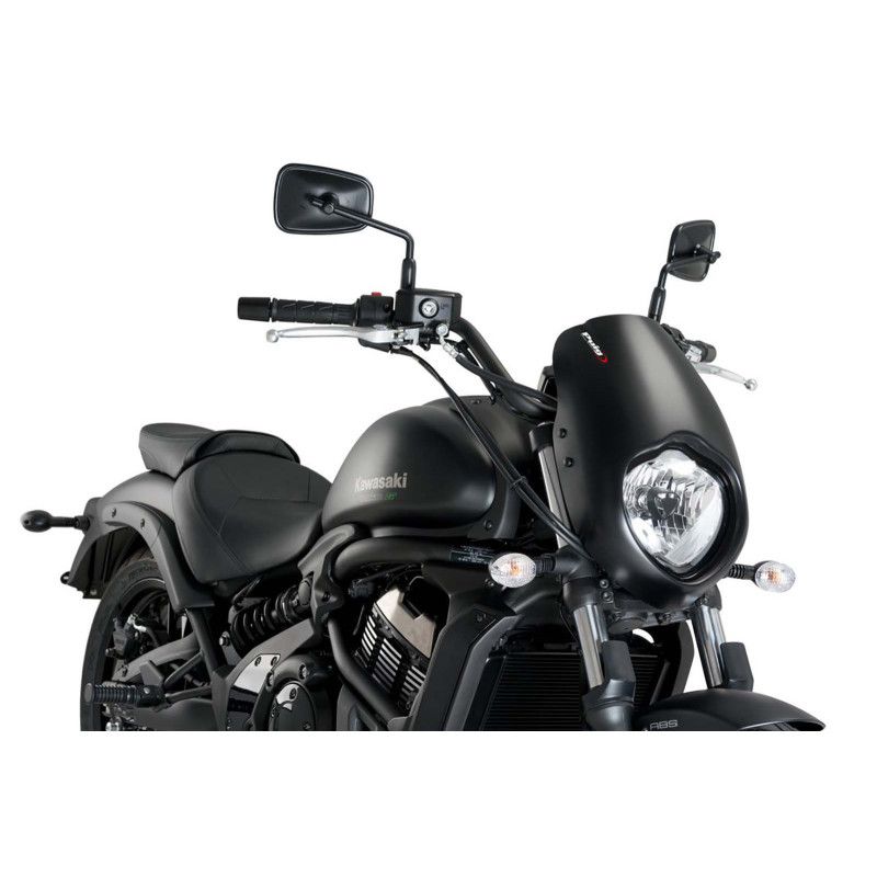 puig cupolino semicarenato anarchy per kawasaki vulcan s 15 25 nero opaco